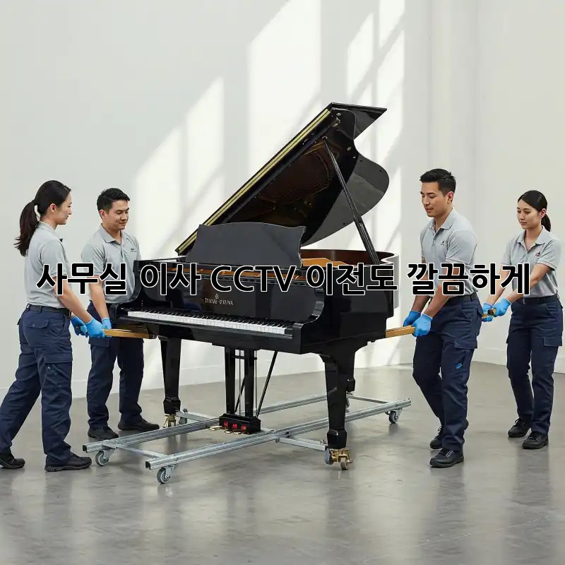 사무실 이사? CCTV 이전도 깔끔하게!