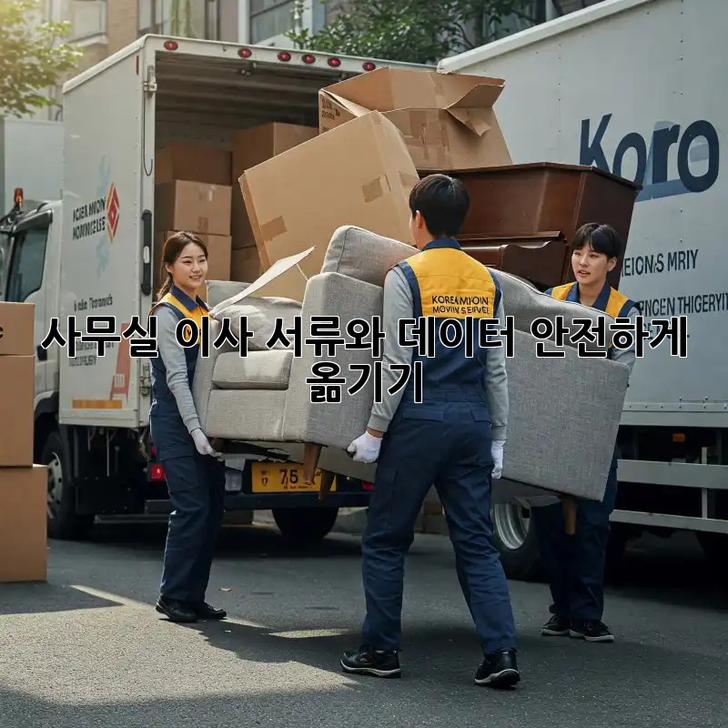 사무실 이사, 서류와 데이터 안전하게 옮기기