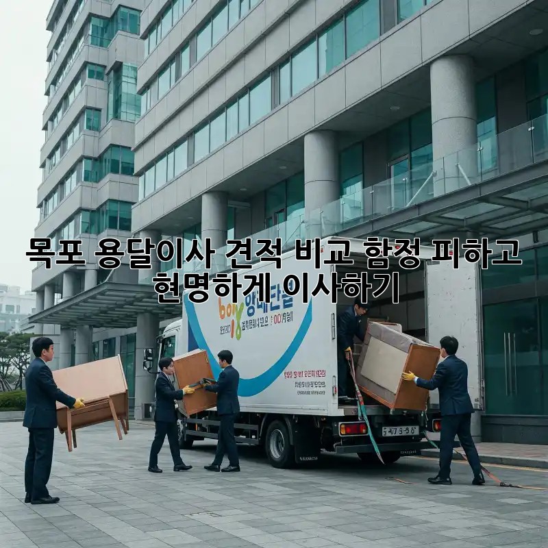 목포 용달이사 견적 비교: 함정 피하고 현명하게 이사하기!