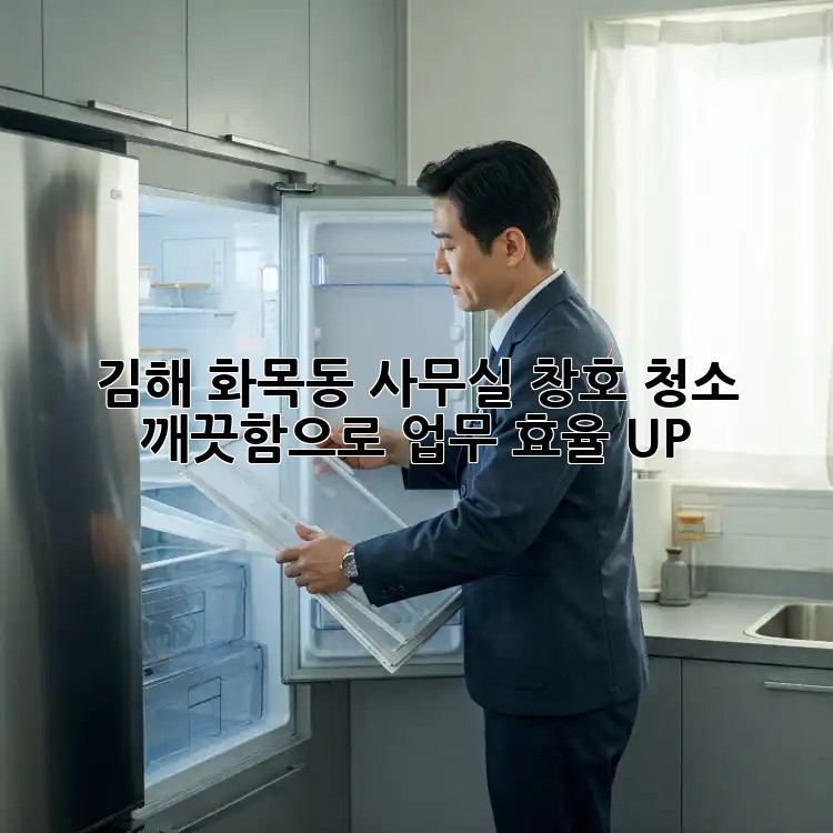 김해 화목동 사무실 창호 청소✨ 깨끗함으로 업무 효율 UP!