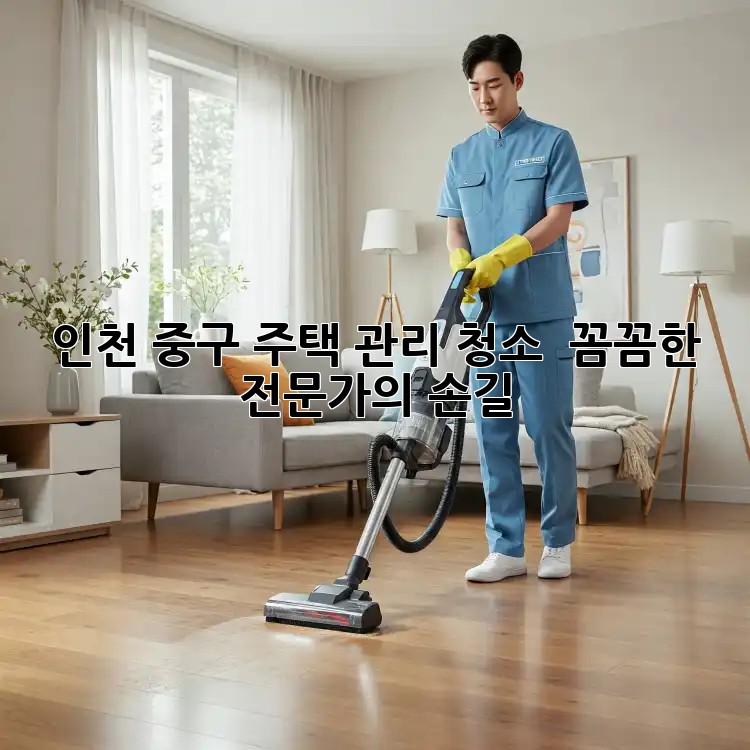인천 중구 주택 관리 청소 ✨ 꼼꼼한 전문가의 손길!