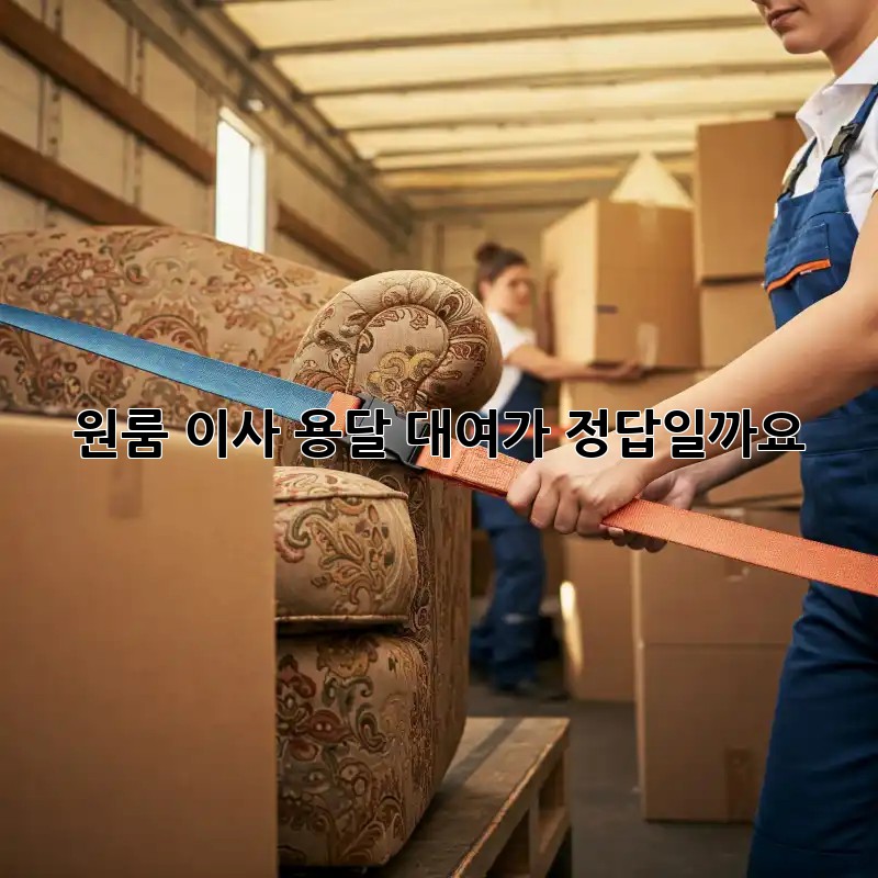 원룸 이사? 용달 대여가 정답일까요? 🤔