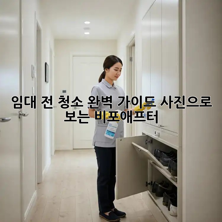 임대 전 청소 완벽 가이드: 사진으로 보는 비포&애프터