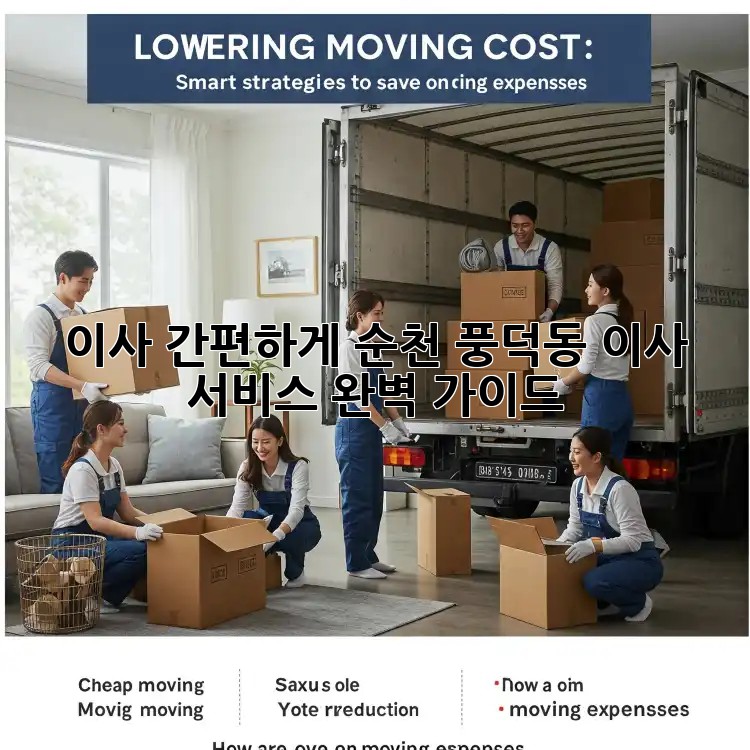 이사 간편하게, 순천 풍덕동 이사 서비스 완벽 가이드!