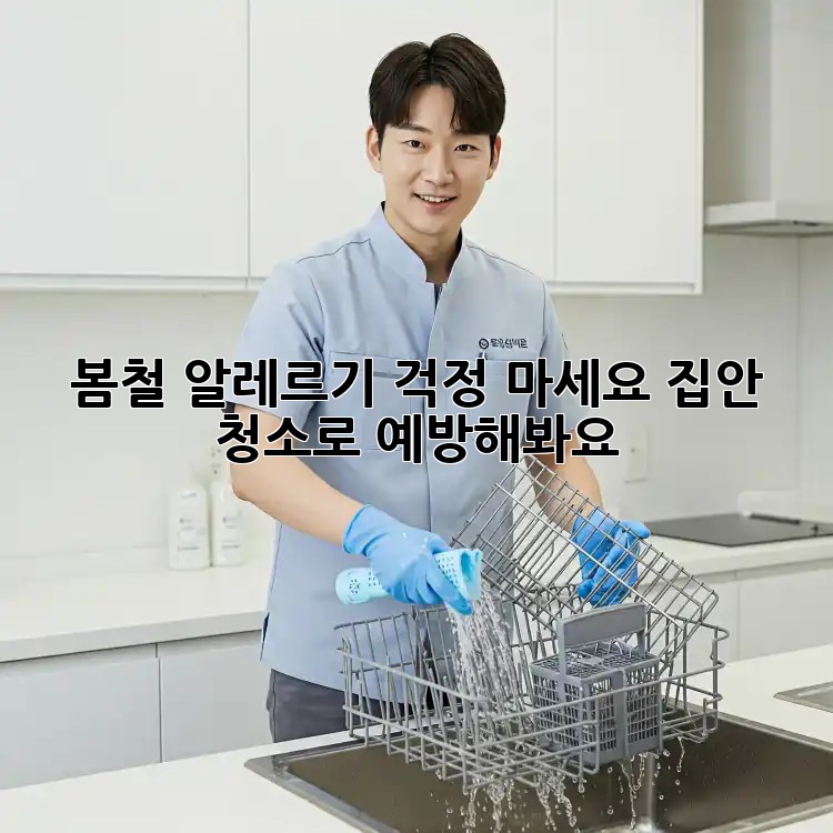 봄철 알레르기? 걱정 마세요! 집안 청소로 예방해봐요! 🌸