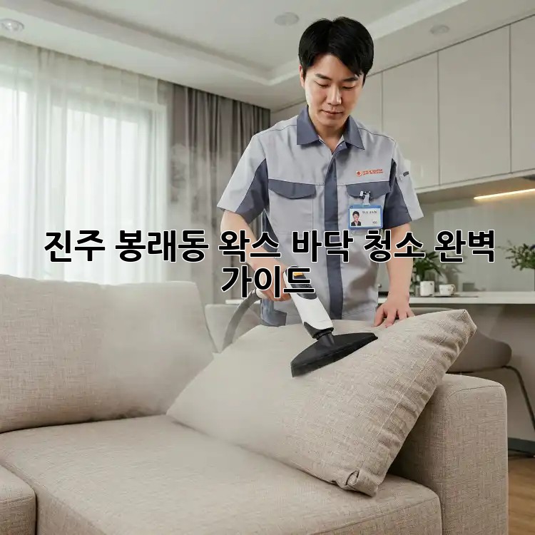 진주 봉래동 왁스 바닥 청소 완벽 가이드