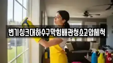 변기싱크대하수구막힘배관청소고압세척