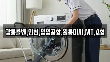 강릉콜밴,인천,양양공항,원룸이사,MT,소형
