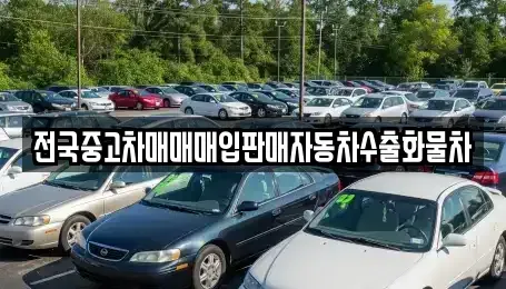 강원 원주시 지정면 중고차매입 전문 전국중고차매매매입판매자동차수출화물차