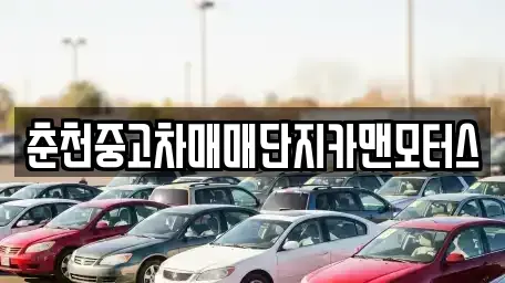 강원 춘천시 삼천동 중고차매매 전문 춘천중고차매매단지카맨모터스