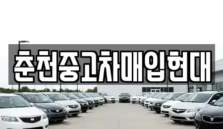강원 춘천시 삼천동 중고차매입 전문 춘천중고차매입현대