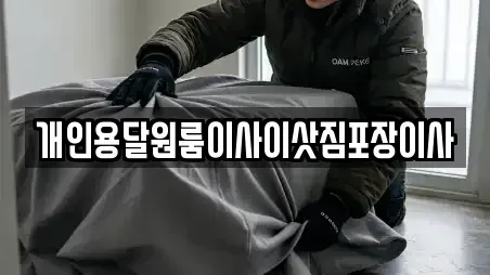 개인용달원룸이사이삿짐포장이사