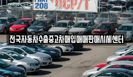 경기 성남시 분당구 중고차매입 전문 전국자동차수출중고차매입매매판매시세센터