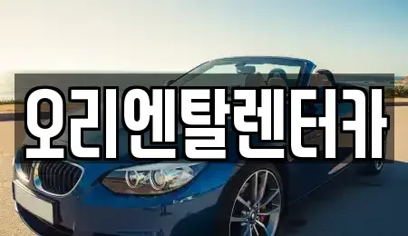 경기 수원시 영통구 장기렌트카 전문 오리엔탈렌터카