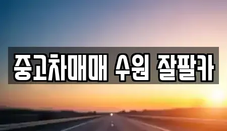 경기 수원시 영통구 중고차매매 전문 중고차매매 수원 잘팔카