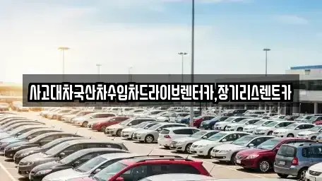 경기 시흥시 죽율동 렌트카 전문 사고대차국산차수입차드라이브렌터카,장기리스렌트카