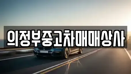 경기 양주시 장흥면 중고차매매 전문 의정부중고차매매상사
