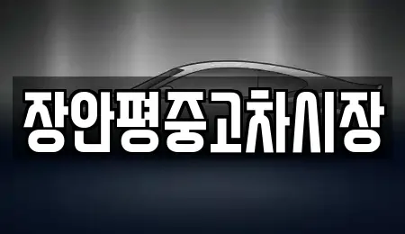 경기 용인시 처인구 마평동 중고차 전문 장안평중고차시장