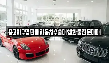 경기도 성남시 분당구 대장동 중고차 전문 중고차구입판매자동차수출대행화물전문매매