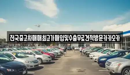 경기도 이천시 호법면 중고차매입 전문 전국중고차매매최고가매입및수출무료견적방문카카오카