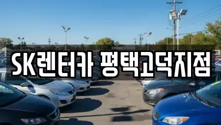 경기도 평택시 지산동 장기렌트카 전문 SK렌터카 평택고덕지점