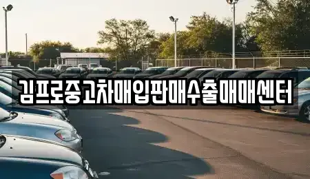 경기도 포천시 군내면 중고차매입 전문 김프로중고차매입판매수출매매센터