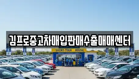 경상남도 창원시 마산합포구 청계동 중고차매입 전문 김프로중고차매입판매수출매매센터