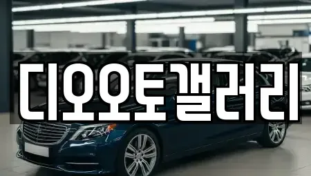 경상남도 창원시 성산구 삼동동 중고차매매 전문 디오오토갤러리