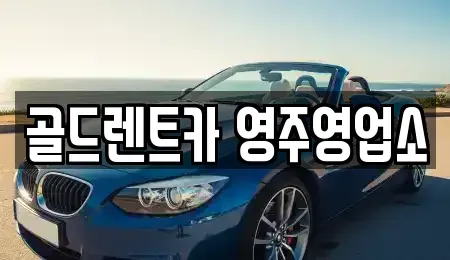 경상북도 영주시 하망동 렌트카 전문 골드렌트카 영주영업소