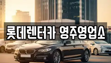 경상북도 영주시 하망동 렌트카 전문 롯데렌터카 영주영업소