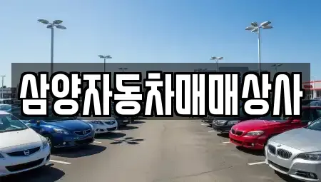 경상북도 영주시 하망동 중고차매매 전문 삼양자동차매매상사