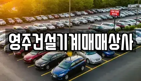 경상북도 영주시 하망동 중고차매매 전문 영주건설기계매매상사