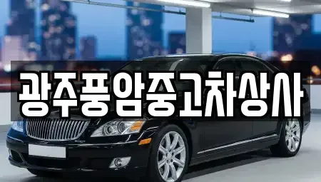 광주 광산구 송치동 중고차 전문 광주풍암중고차상사
