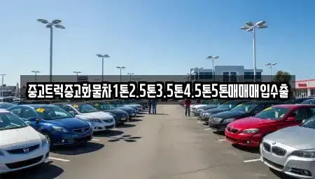 광주 광산구 송치동 중고차 전문 중고트럭중고화물차1톤2.5톤3.5톤4.5톤5톤매매매입수출