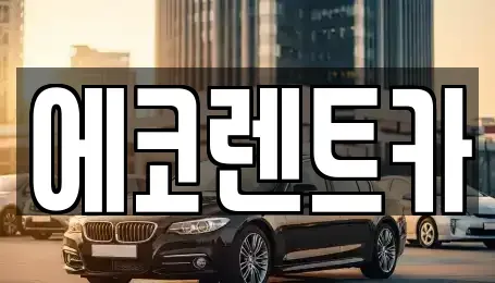 광주 북구 양산동 렌트카 전문 에코렌트카