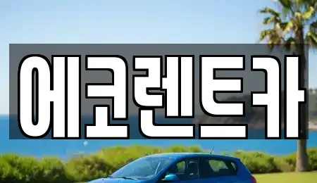 광주광역시 광산구 비아동 렌트카 전문 에코렌트카