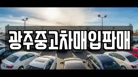 광주광역시 광산구 비아동 중고차매매 전문 광주중고차매입판매