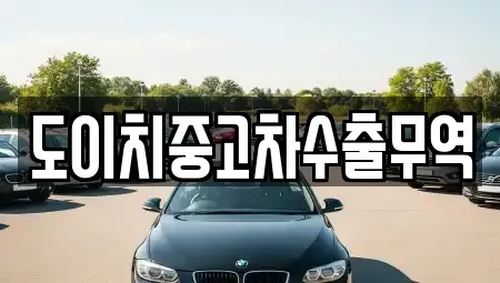 광주광역시 광산구 비아동 중고차매매 전문 도이치중고차수출무역