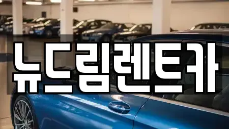 광주광역시 광산구 수완동 렌트카 전문 뉴드림렌트카