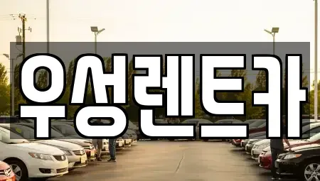 광주광역시 광산구 수완동 장기렌트카 전문 우성렌트카