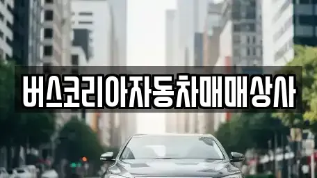 광주광역시 광산구 수완동 중고차매매 전문 버스코리아자동차매매상사