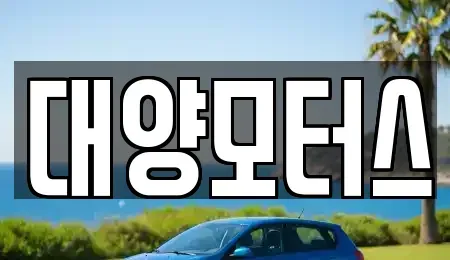 광주광역시 남구 서동 중고차 전문 대양모터스