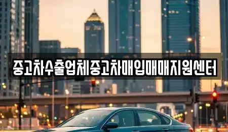 광주광역시 남구 서동 중고차매입 전문 중고차수출업체중고차매입매매지원센터