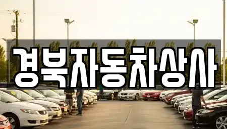 대구 수성구 가천동 중고차매매 전문 경북자동차상사