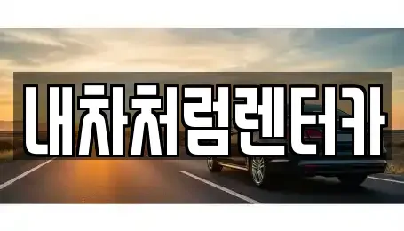 대구광역시 달서구 월성동 렌트카 전문 내차처럼렌터카