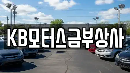 대구광역시 달서구 유천동 중고차 전문 KB모터스금부상사