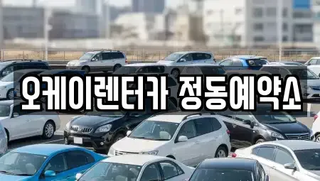 대전 동구 가양동 단기렌트카 전문 오케이렌터카 정동예약소