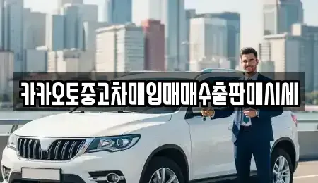 대전 동구 신안동 중고차매입 전문 카카오토중고차매입매매수출판매시세