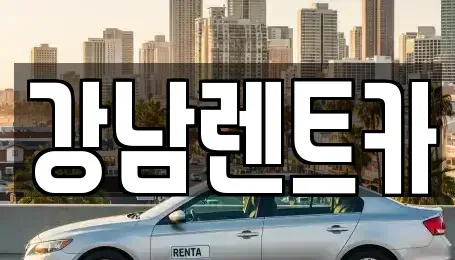 대전 서구 흑석동 렌트카 전문 강남렌트카