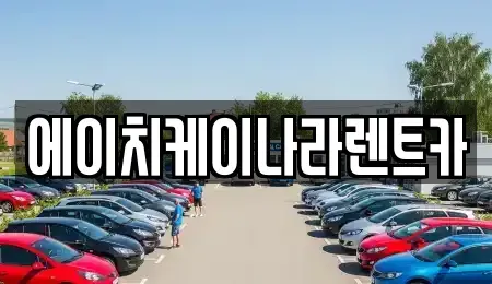 대전 유성구 하기동 렌트카 전문 에이치케이나라렌트카